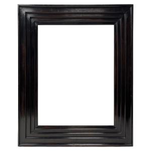 Blackened Molded Wood Frame, 20th Century — 61.3 X 48.3 Cm — Ref. Pc0372m2