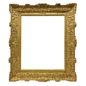 Louis XIV Gilded Frame - 83.5 X 67 Cm - Ref.pc0255m2