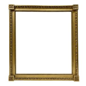 19th-century Square-cornered Frame — 60.2 X 54 Cm — Ref. 2741 (pair 2140)
