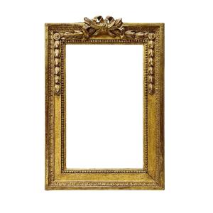 Cadre d'époque Louis XVI à fronton — 39 x 25 cm — Réf. PC1020M2