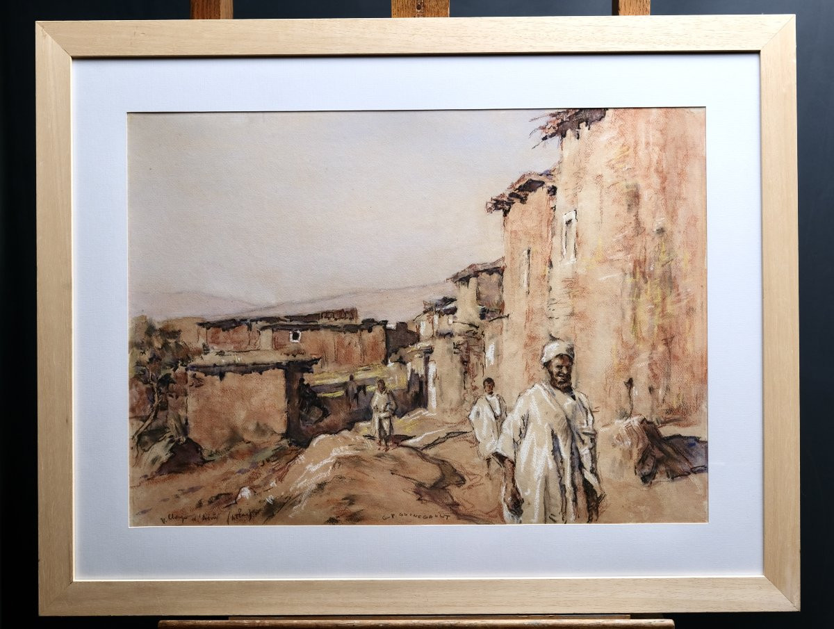  Orientalist Work - Georges Pierre Guinegault 20th Century-photo-2