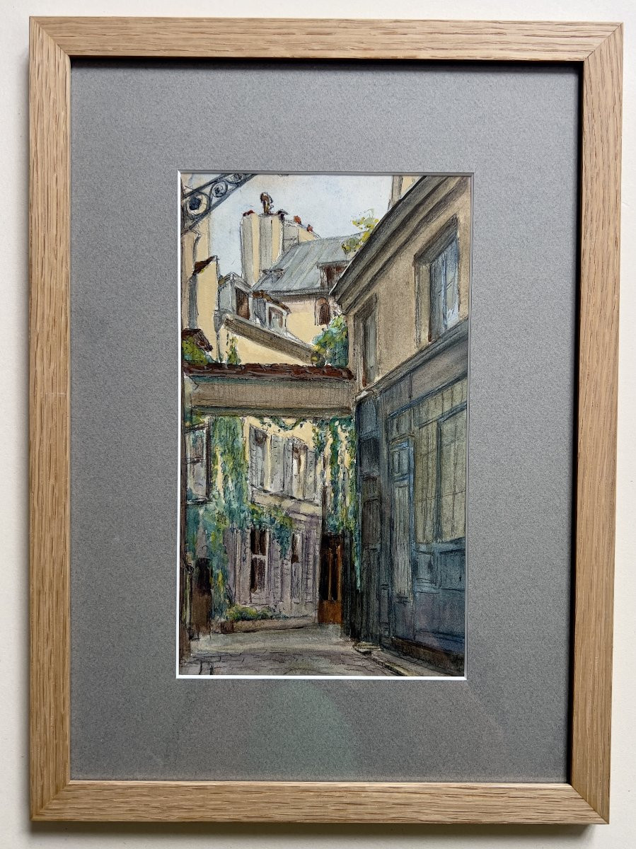 Paris 1943 - Rue St André des Arts - Charles BETOUT-photo-2