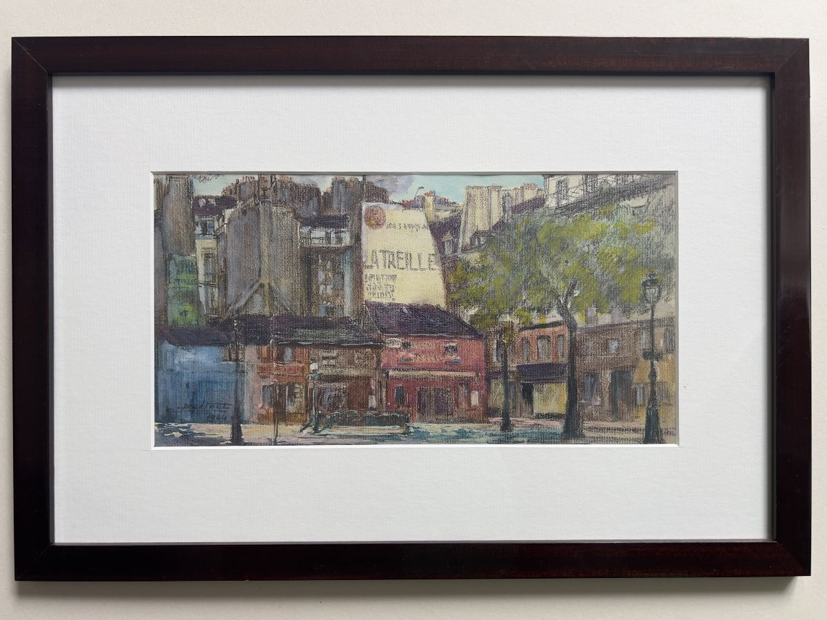 Paris :  Place St André des Arts 1944 - Charles BETOUT-photo-2