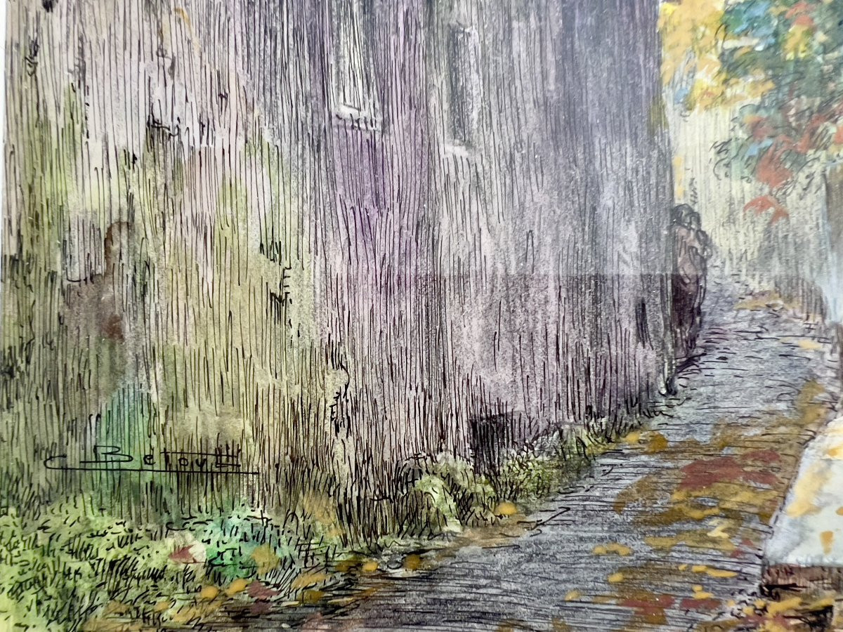 Drawing - Ruelle Meudon Circa 1930/40 - Chales Betout.-photo-3