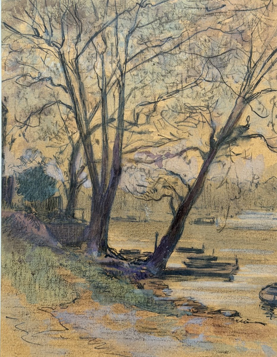 Dessin Asnières 1943. Charles BETOUT.