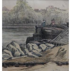 Dessin - Clichy Avril 1943 - Charles BETOUT
