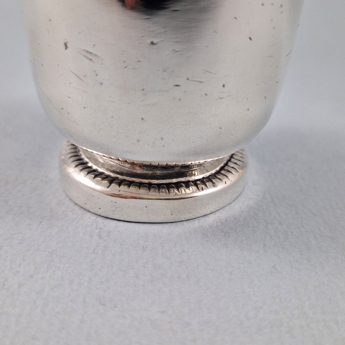 Heavy Sterling Silver Beaker  From Tours From The 18th Century-photo-3