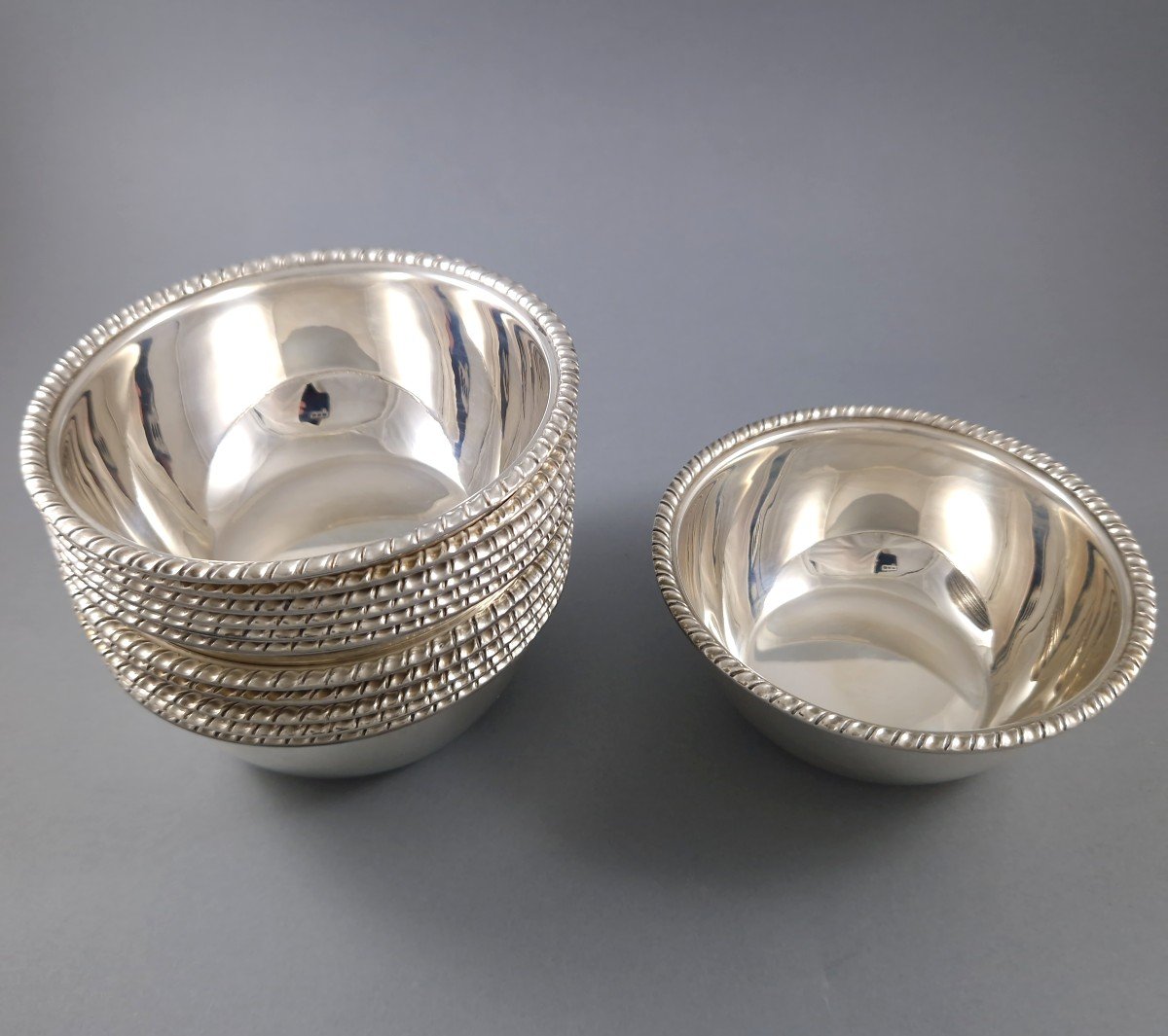 12 Sterling Silver Bowls-photo-1