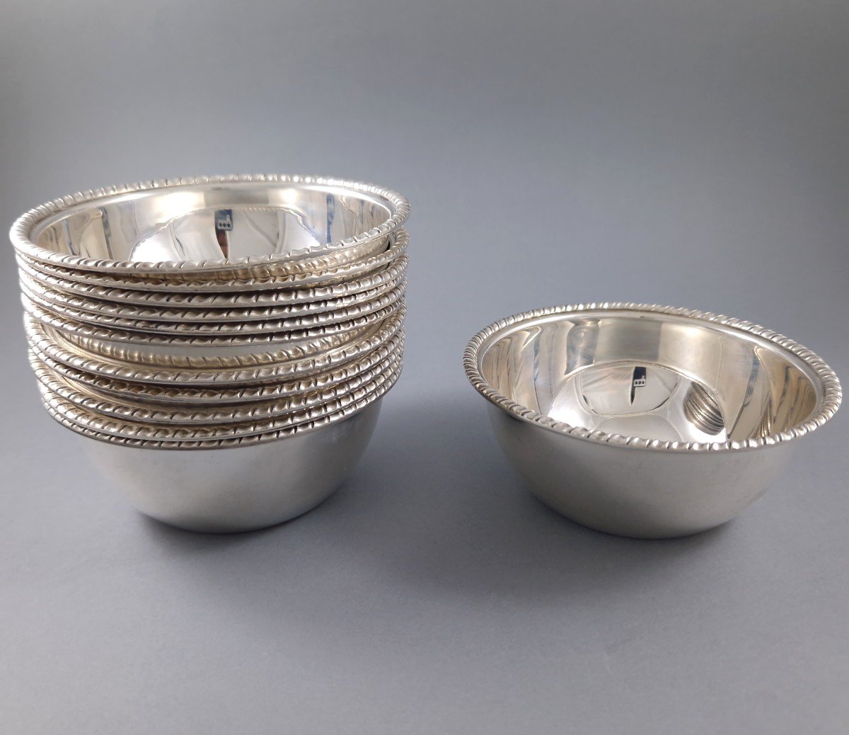 12 Sterling Silver Bowls