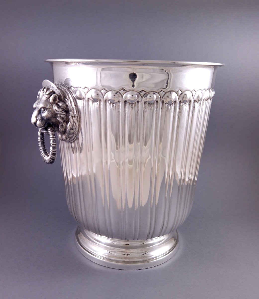 Sterling Silver Champagne Bucket-photo-4