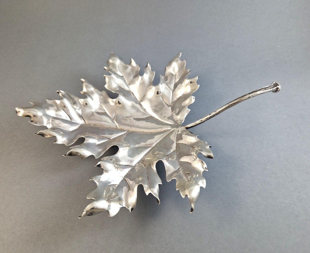 Buccellati - Sterling Silver Leaf Bowl-photo-2