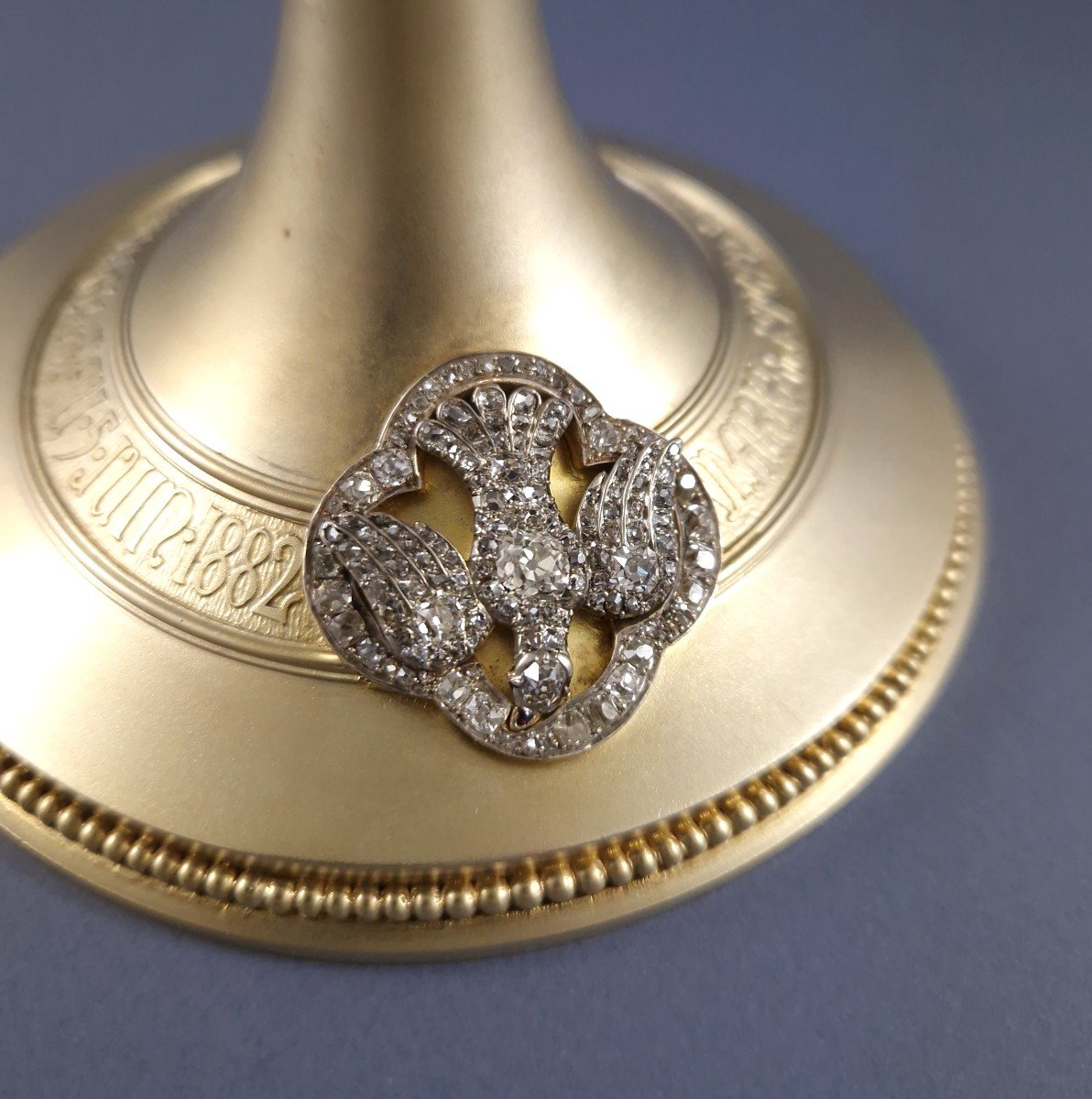 Froment-meurice - Chalice In Sterling Silver Gilt-photo-2