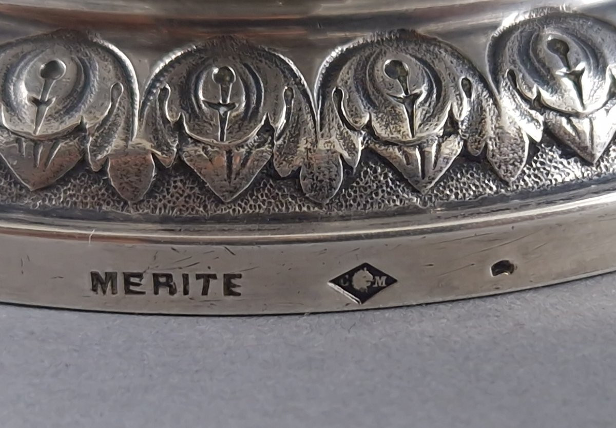 Charles Mérite - Pair Of Crystal And Sterling Silver Ewers-photo-6