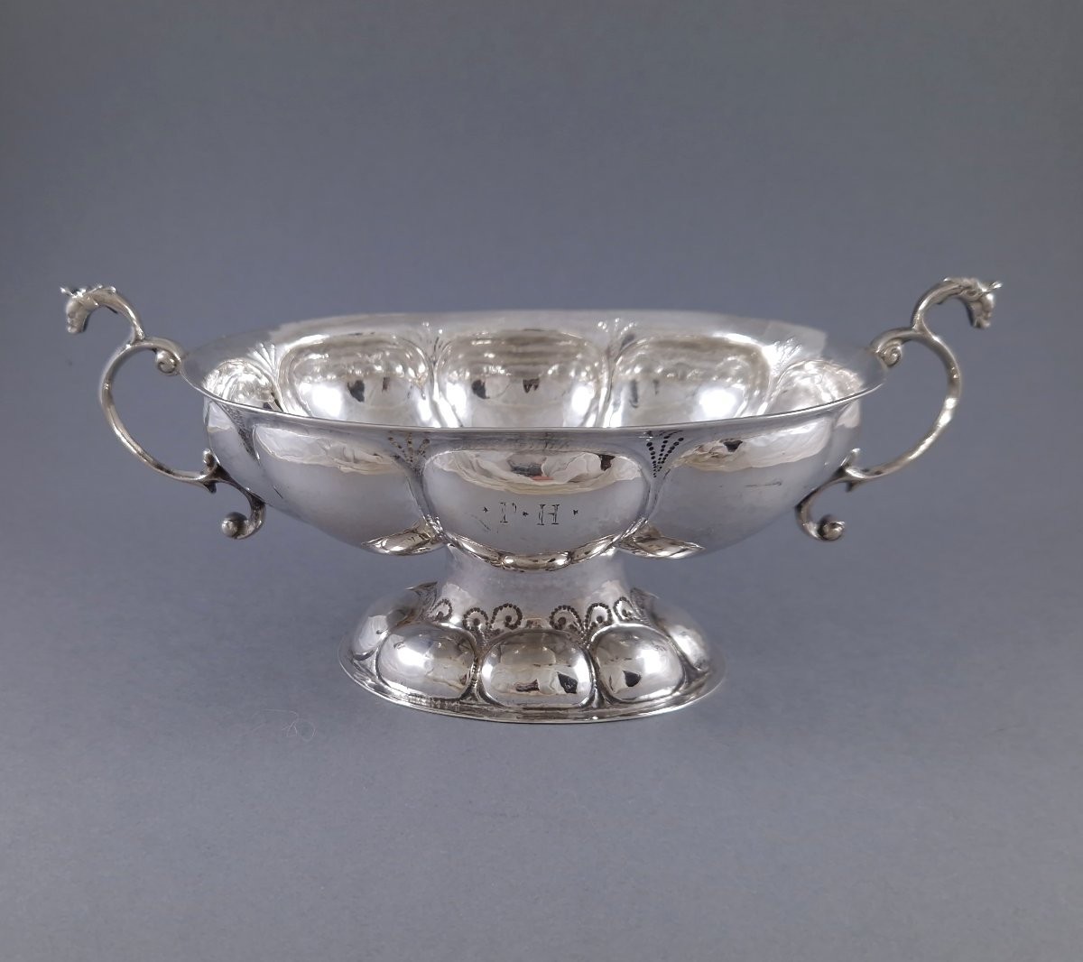 1685 - Dutch Sterling Silver Brandy Cup Bowl Groningen-photo-2
