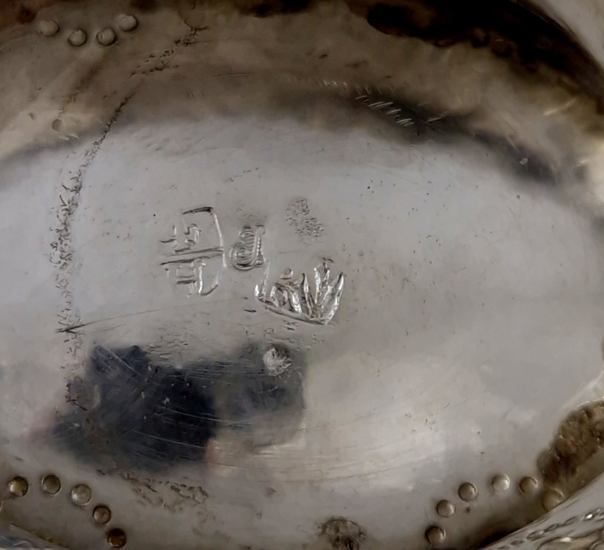 1685 - Dutch Sterling Silver Brandy Cup Bowl Groningen-photo-8