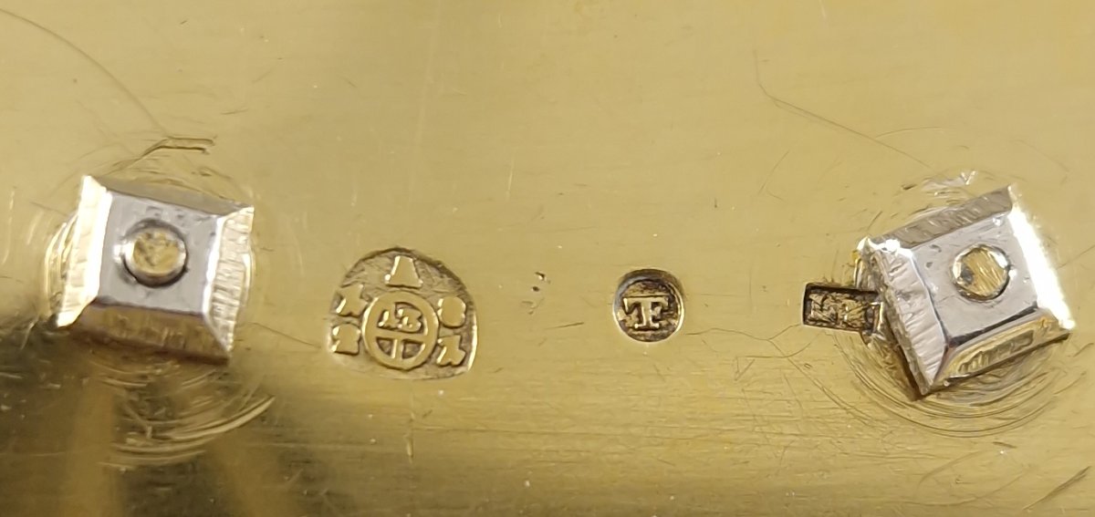 Vienna 1821 - Sterling Silver, Vermeil And Filigree Box-photo-6