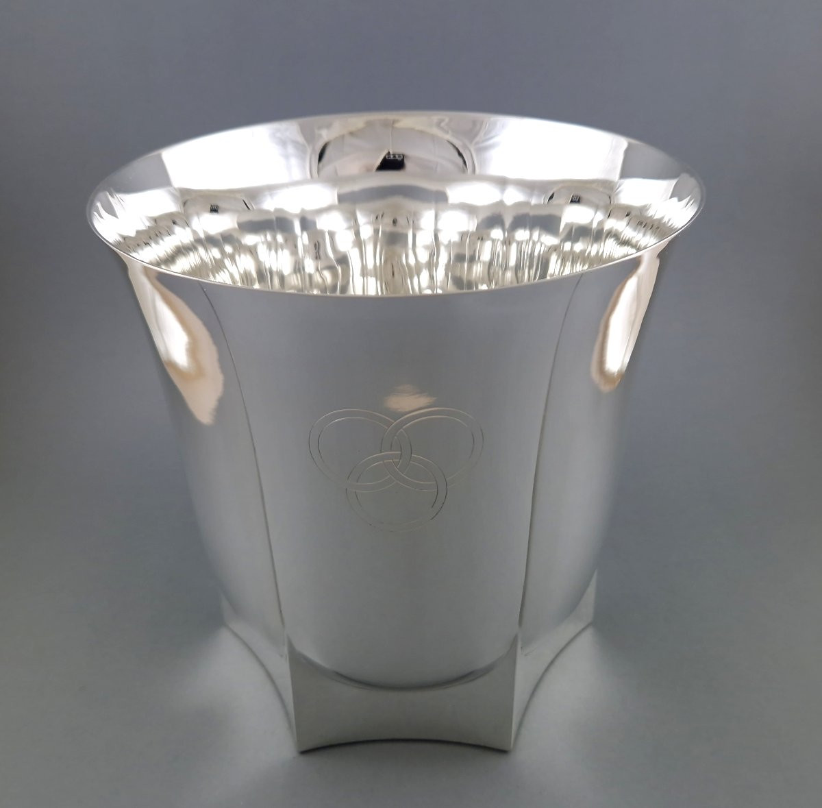 Jean E Puiforcat - Sterling Silver Champagne Bucket-photo-2