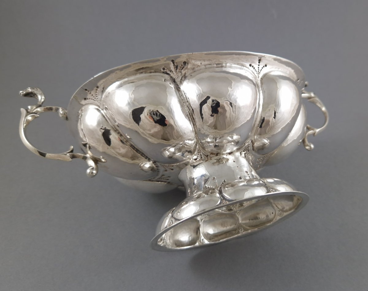 1640 - Dutch Sterling Silver Brandy Cup Bowl Groningen-photo-5