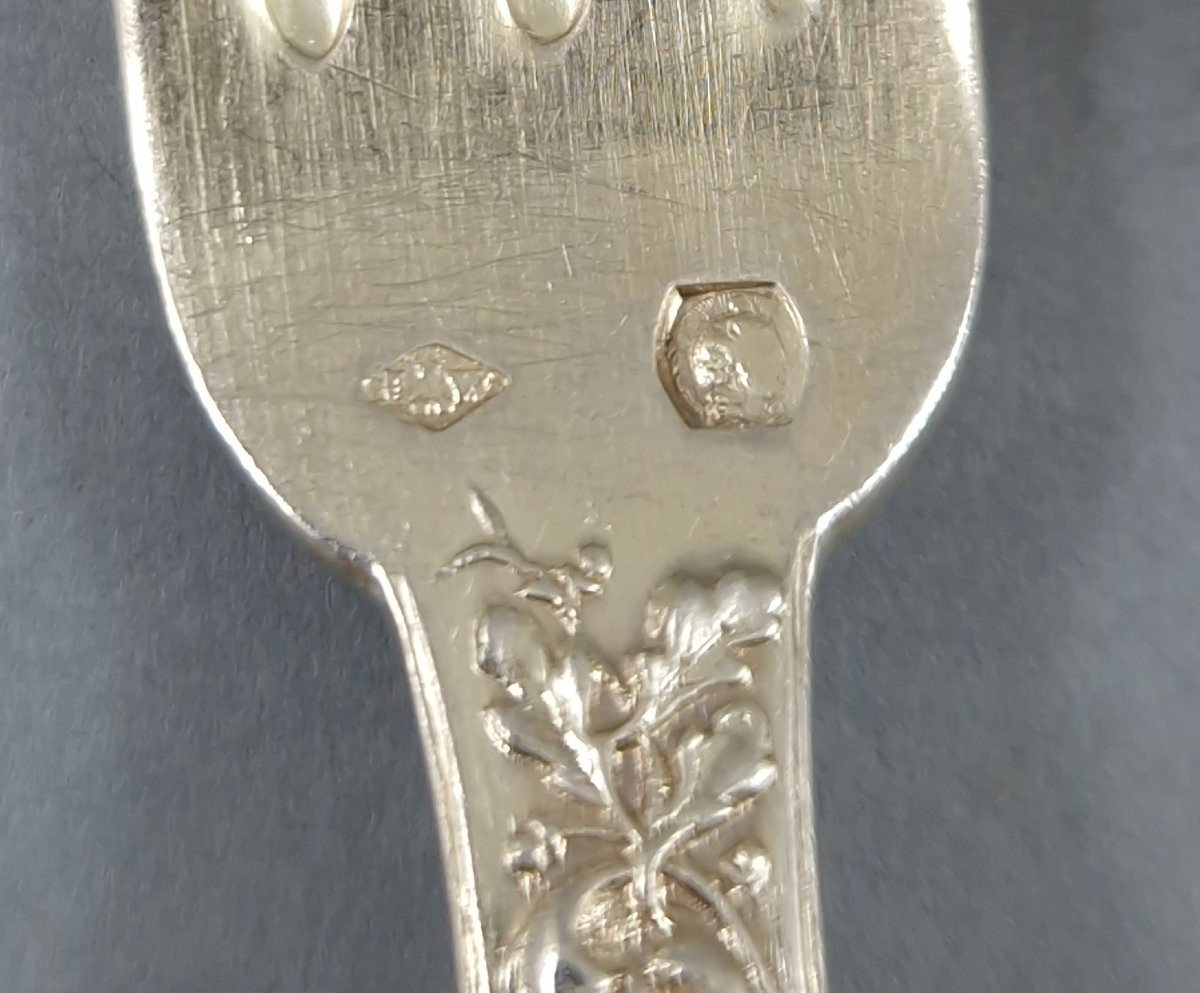 Louis Wolfers - Solid Silver Dessert Cutlery-photo-3