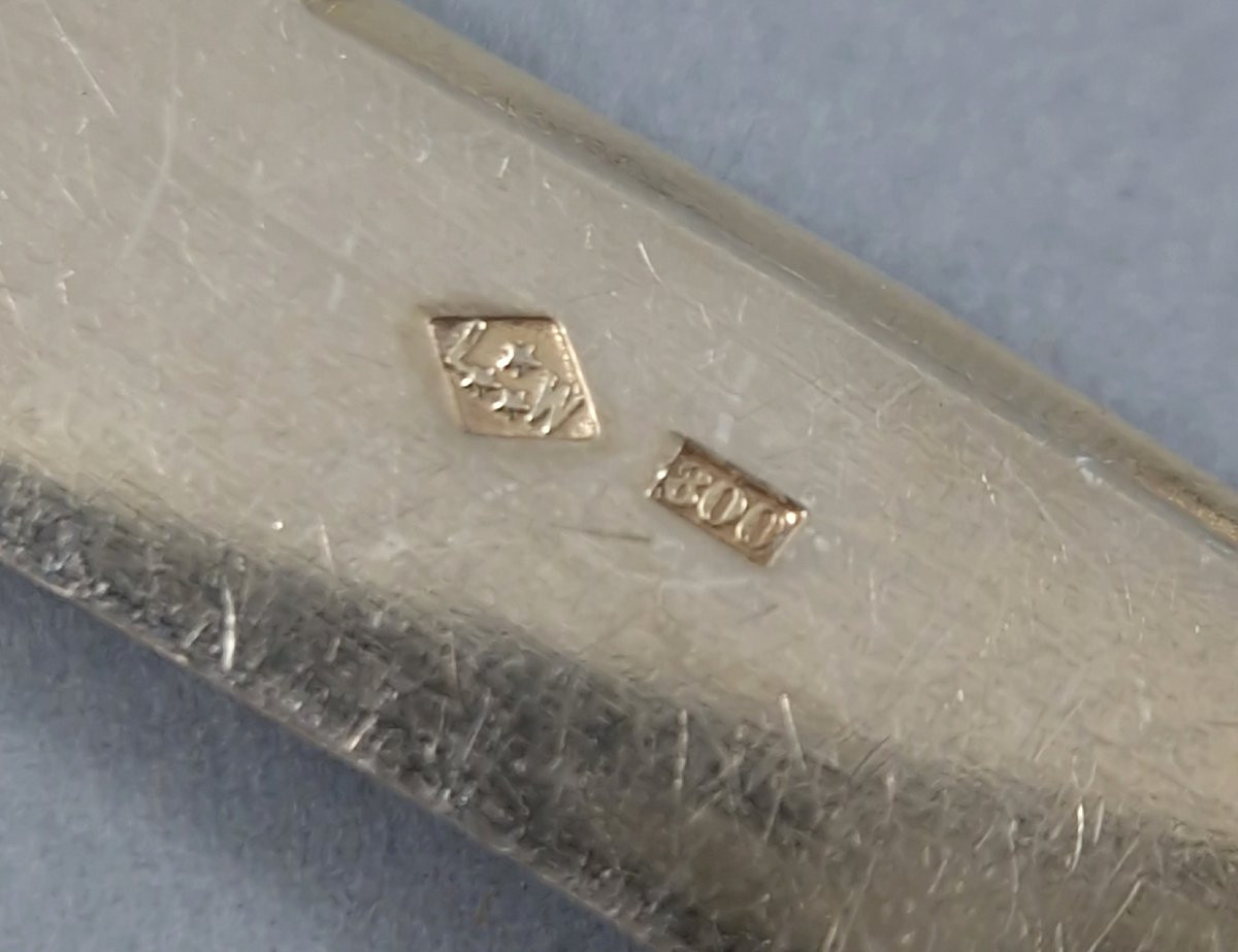 Louis Wolfers - Solid Silver Dessert Cutlery-photo-4