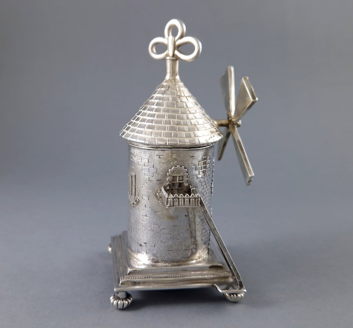 Moulin à poivre en argent massif-photo-3