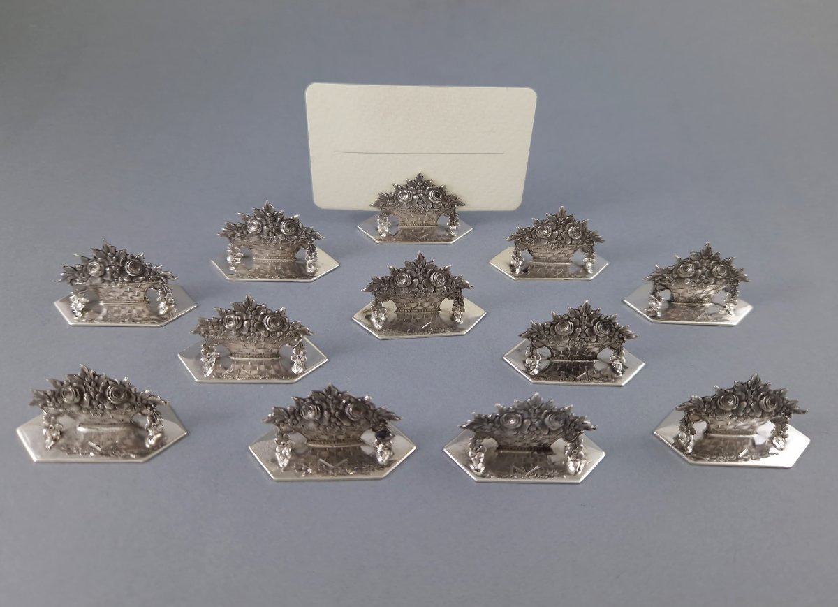 12 portes nom en argent massif-photo-2