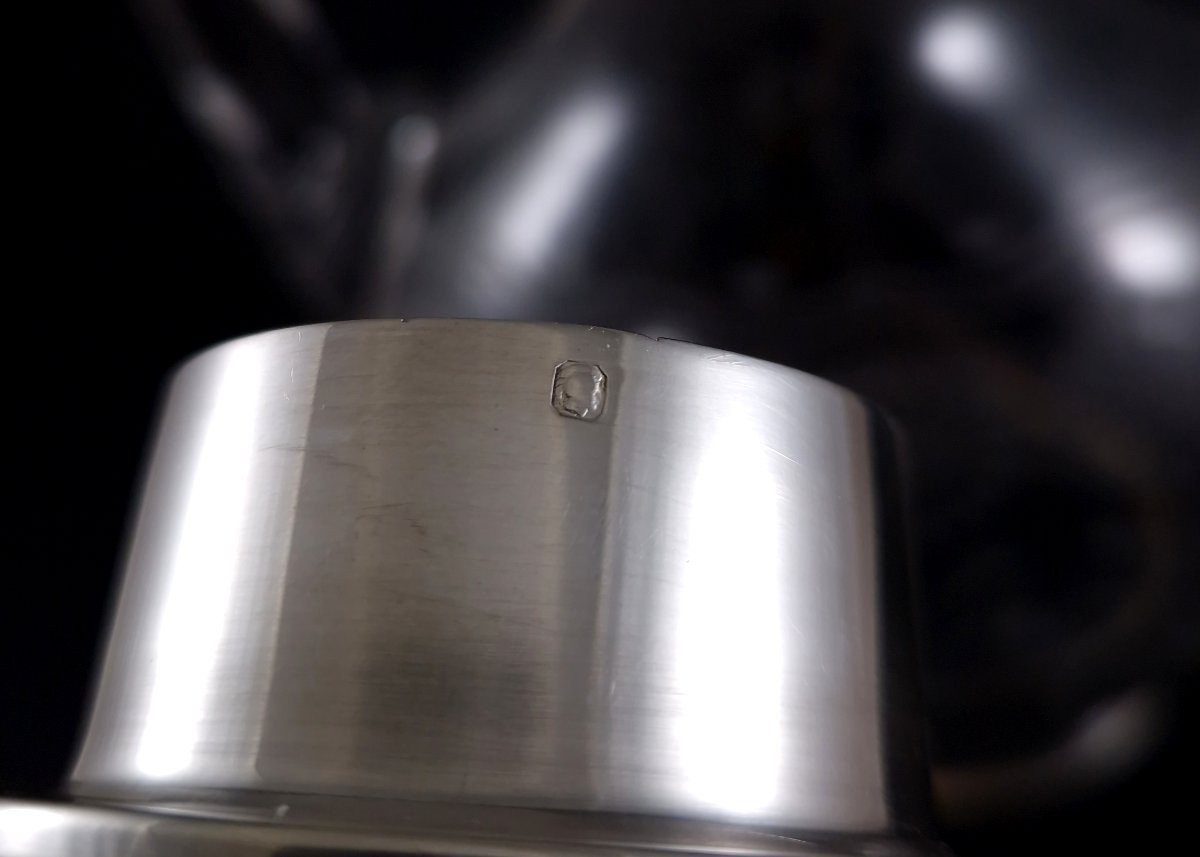 Baccarat -  Verseuse en cristal et argent massif-photo-5