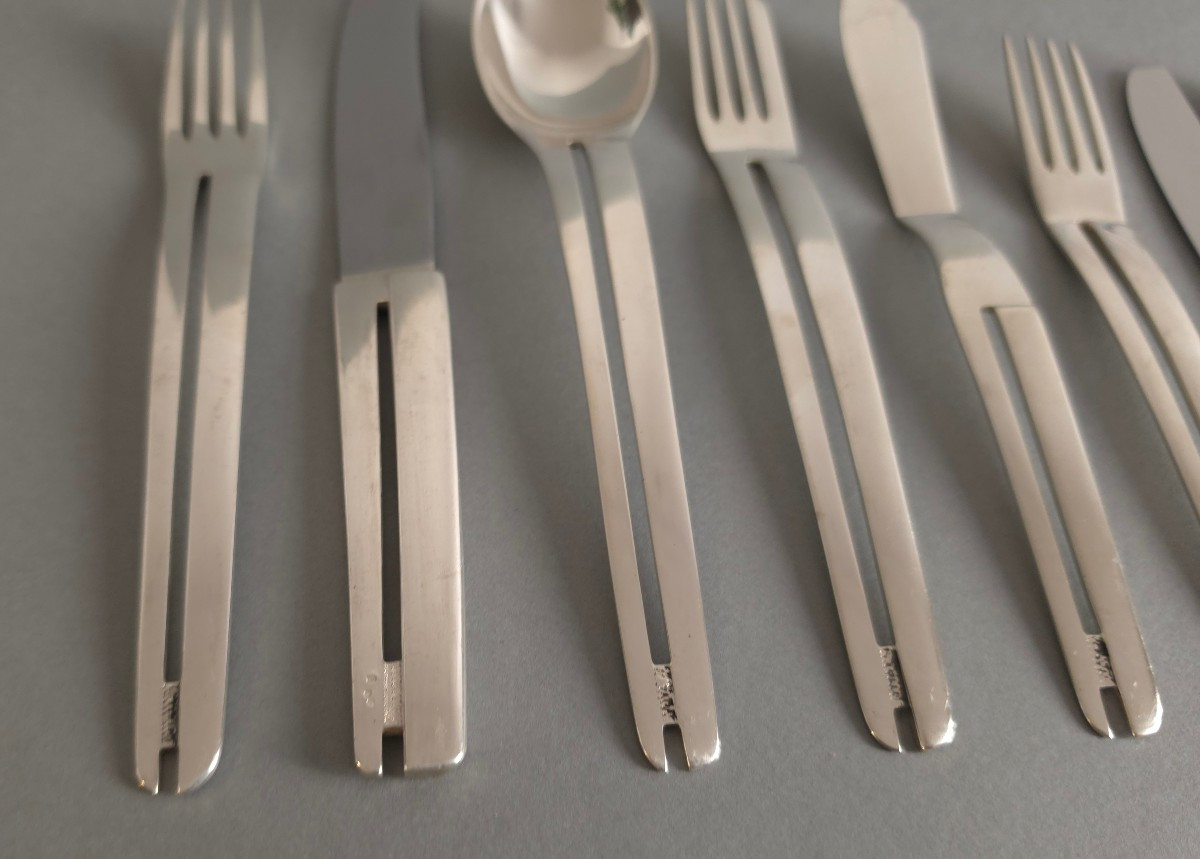 96 Piece Sterling Silver Flatware Set-photo-2