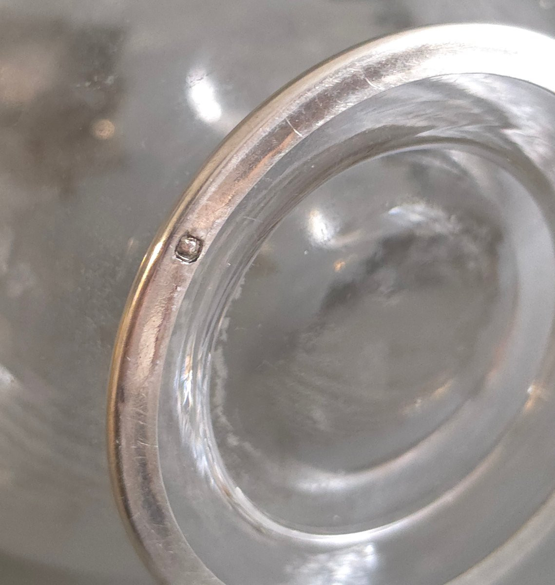 Crystal And Sterling Silver Ewer-photo-7