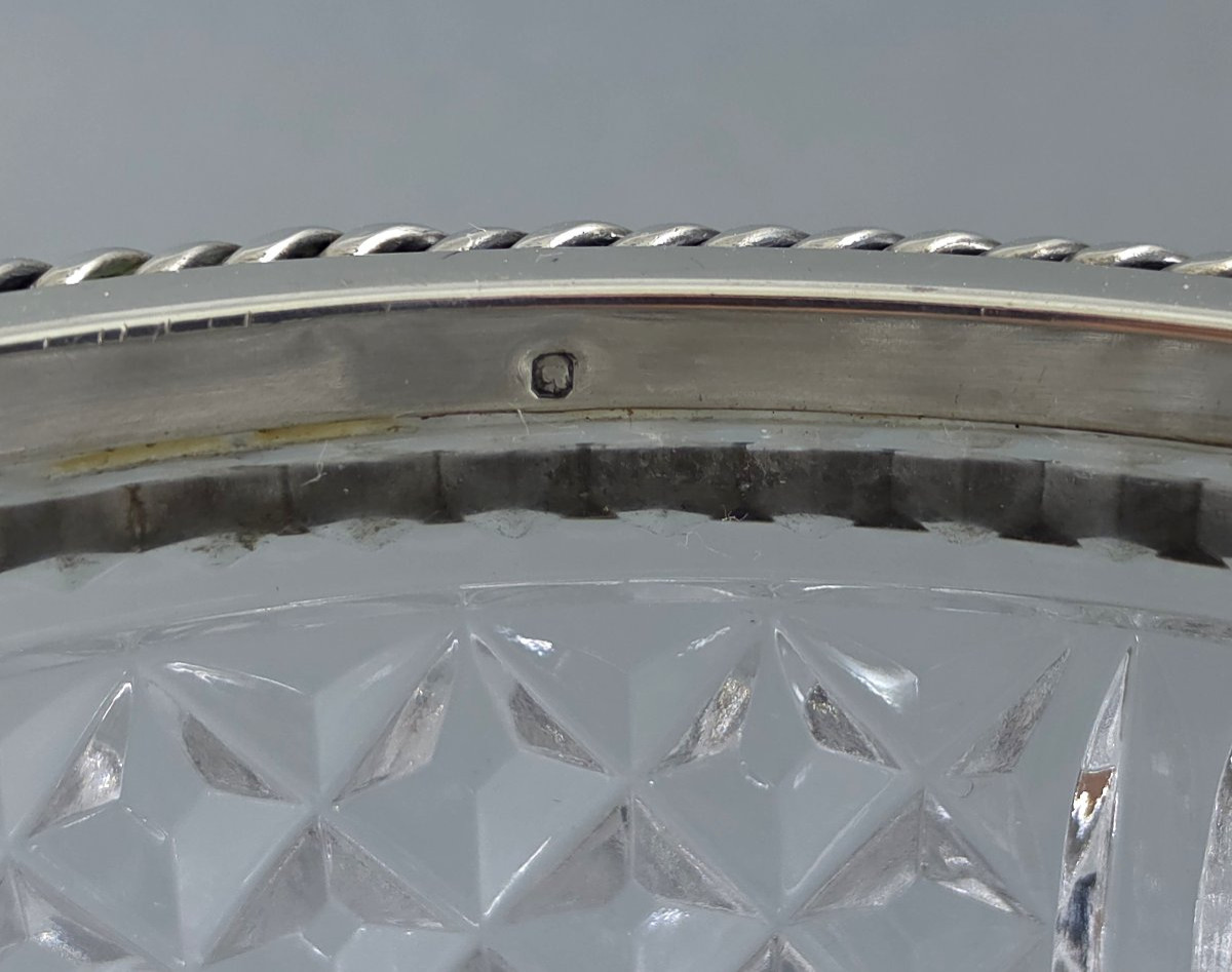 Glass And Sterling Silver Bowl-photo-5