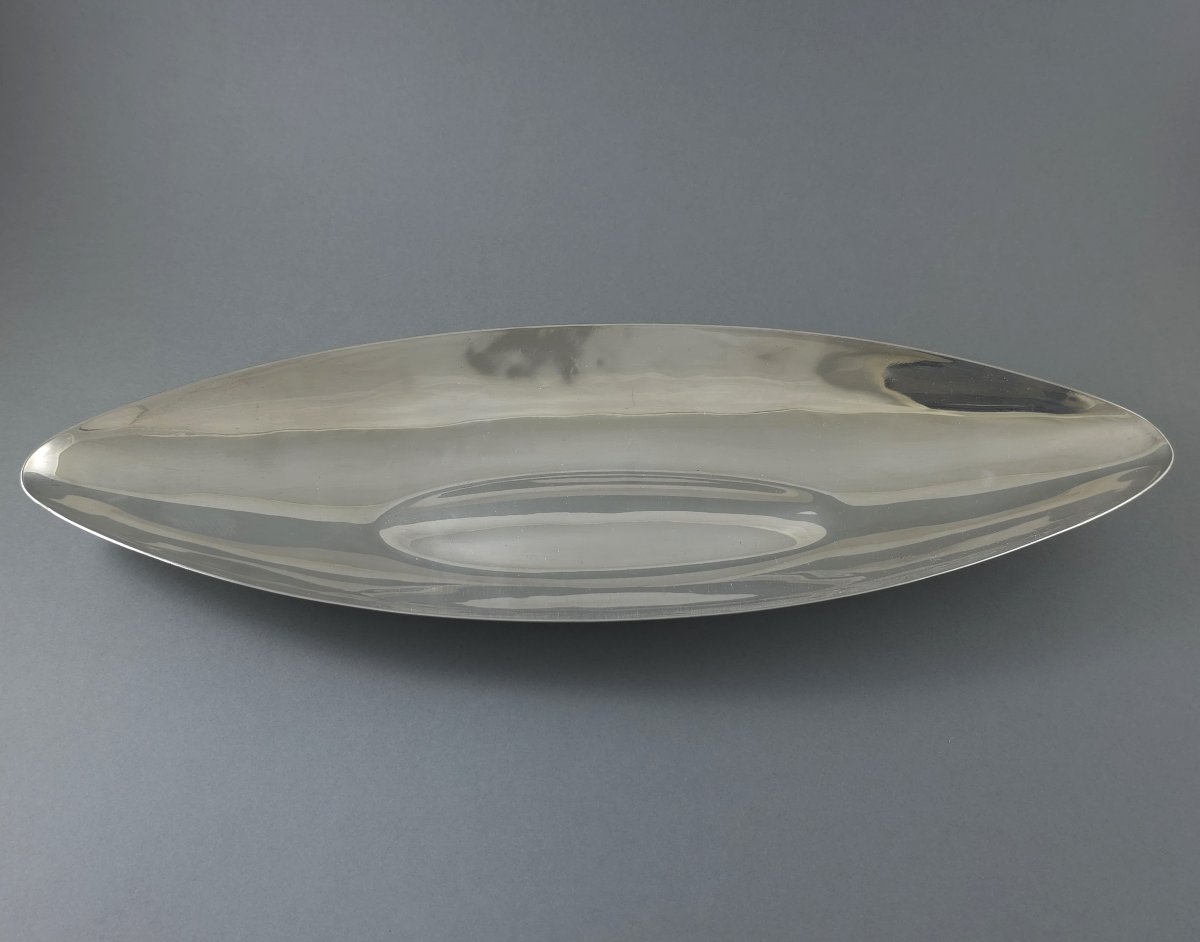 Lino Sabattini pour Christofle: Coupe en argent massif modèle Nice-photo-3