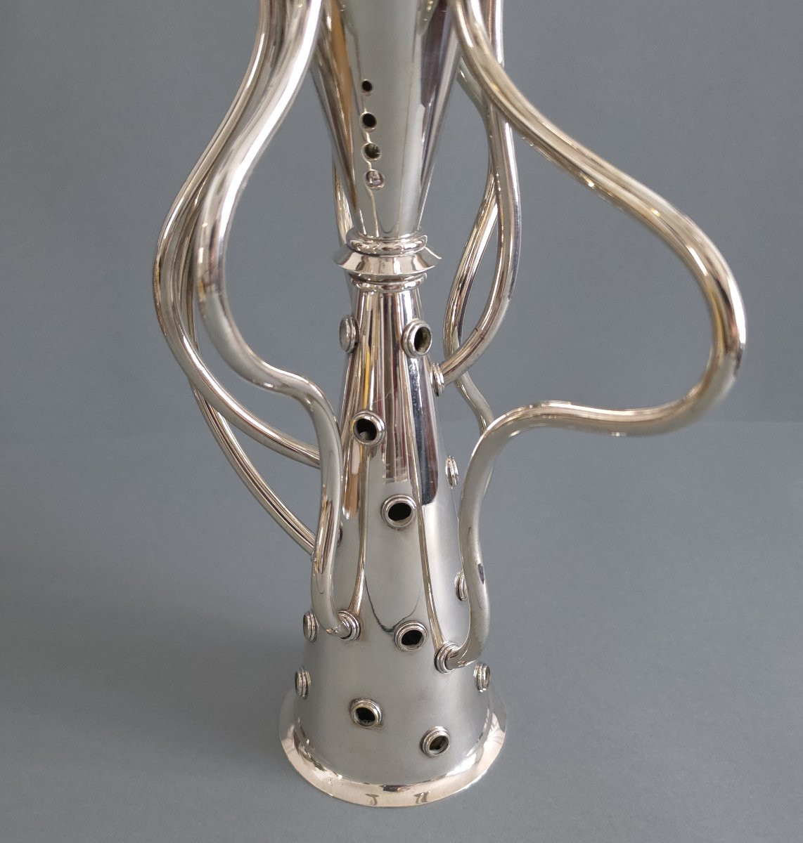 Silver-plated Candelabra By Bořek šípek-photo-4