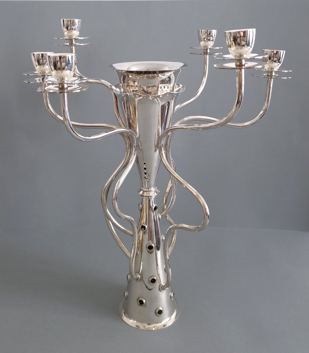 Silver-plated Candelabra By Bořek šípek