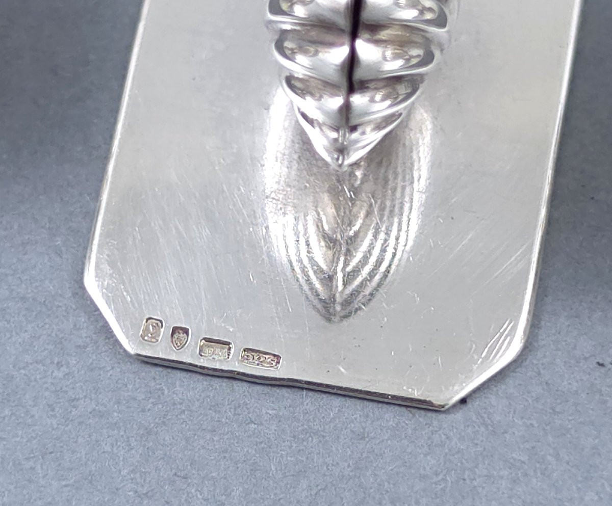 12 portes nom coquille en argent massif-photo-5