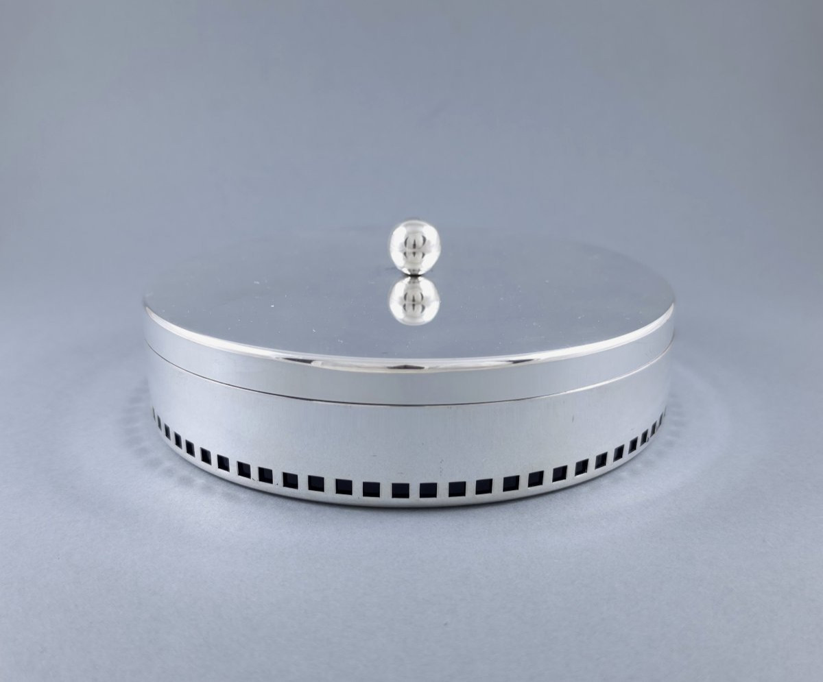 Boite en argent massif et verre par Cleto Munari-photo-4