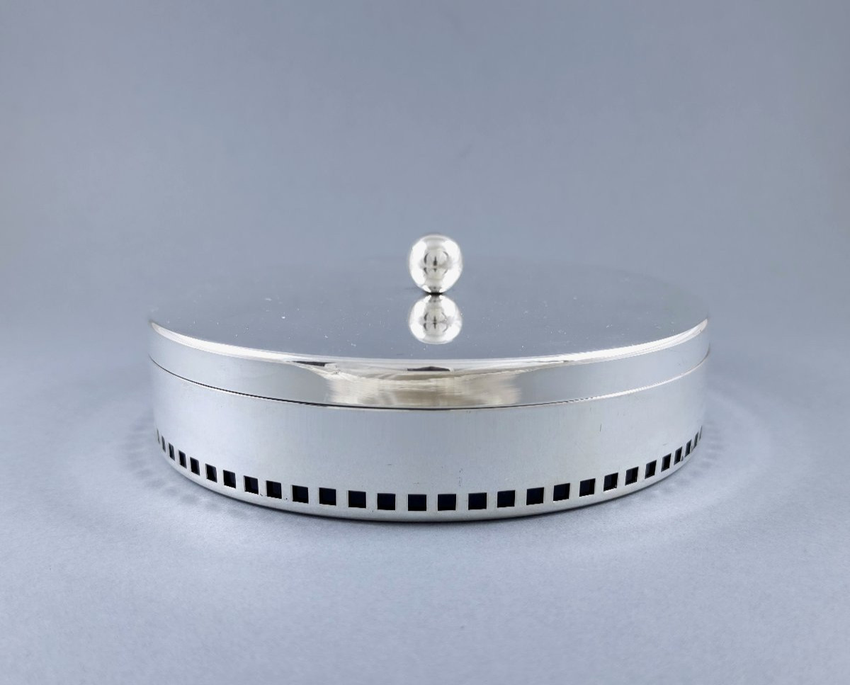 Boite en argent massif et verre par Cleto Munari-photo-3