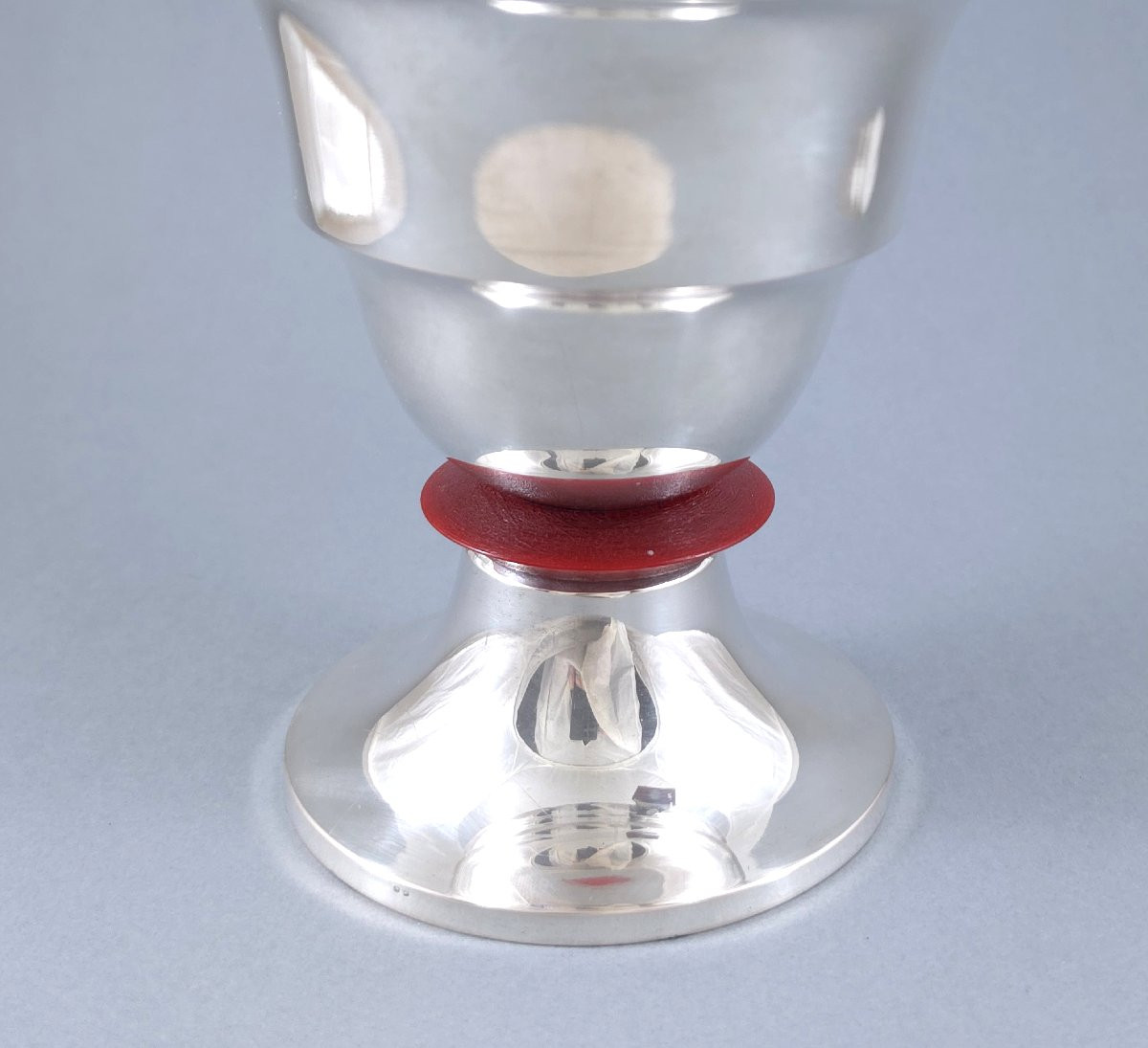 Coupe couverte en argent massif-photo-3