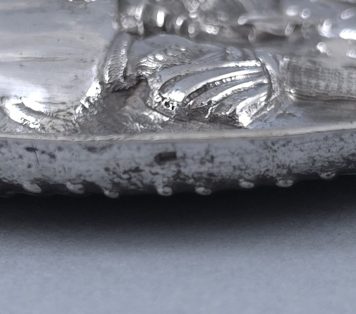 Medieval Scene In Repoussé Sterling Silver-photo-5