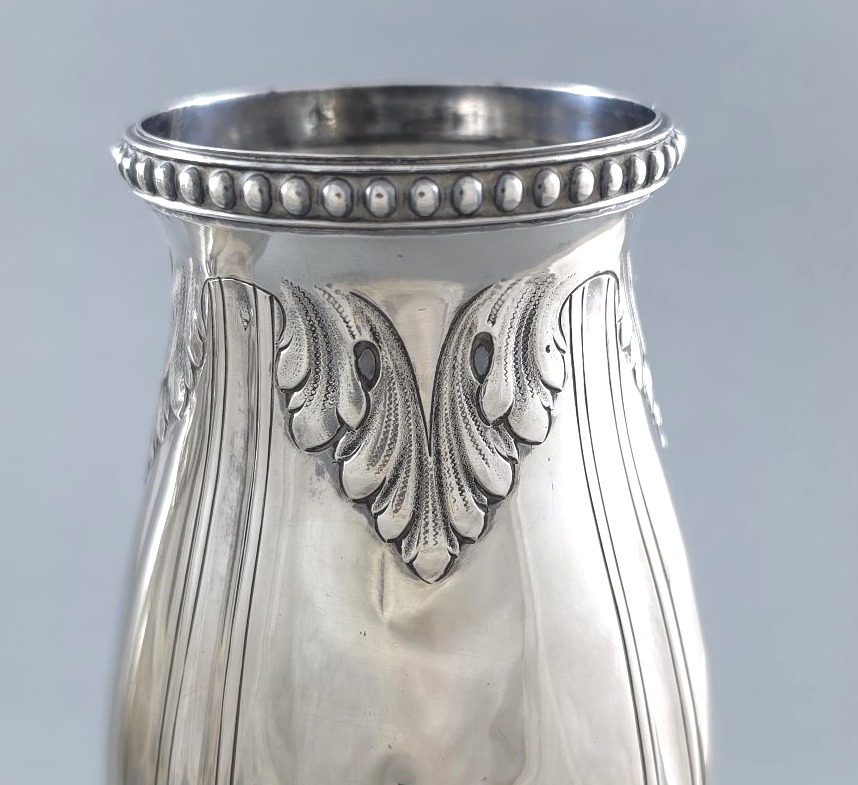 Odiot - Paire de vases en argent massif-photo-2