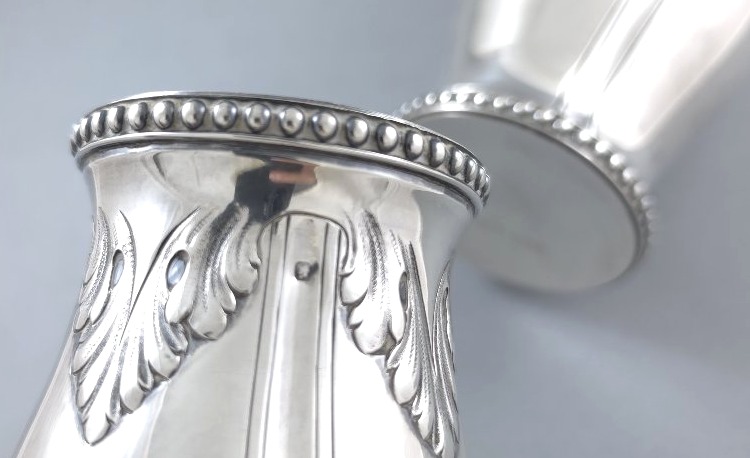 Odiot - Paire de vases en argent massif-photo-4