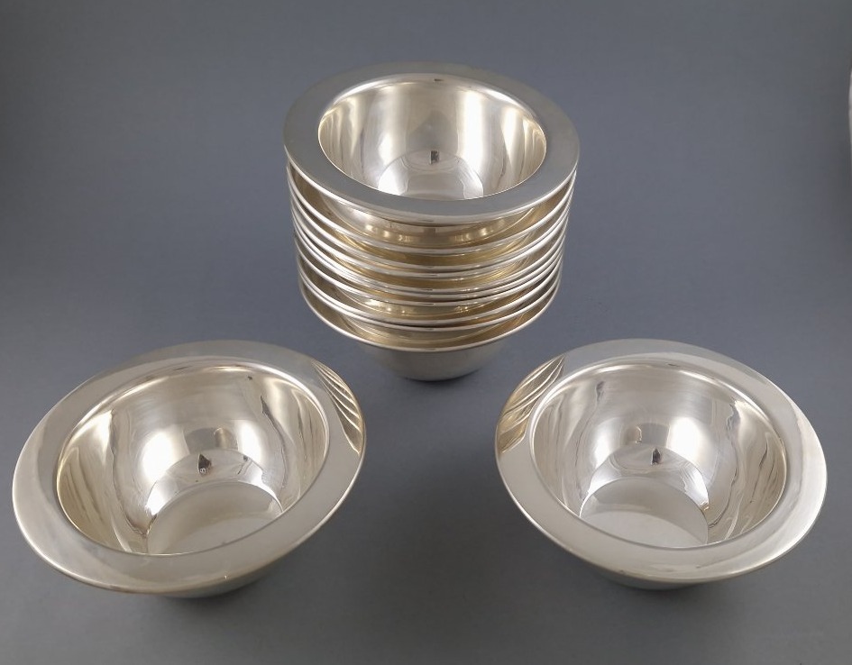 12 Sterling Silver Bowls-photo-2