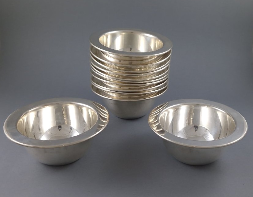12 Sterling Silver Bowls