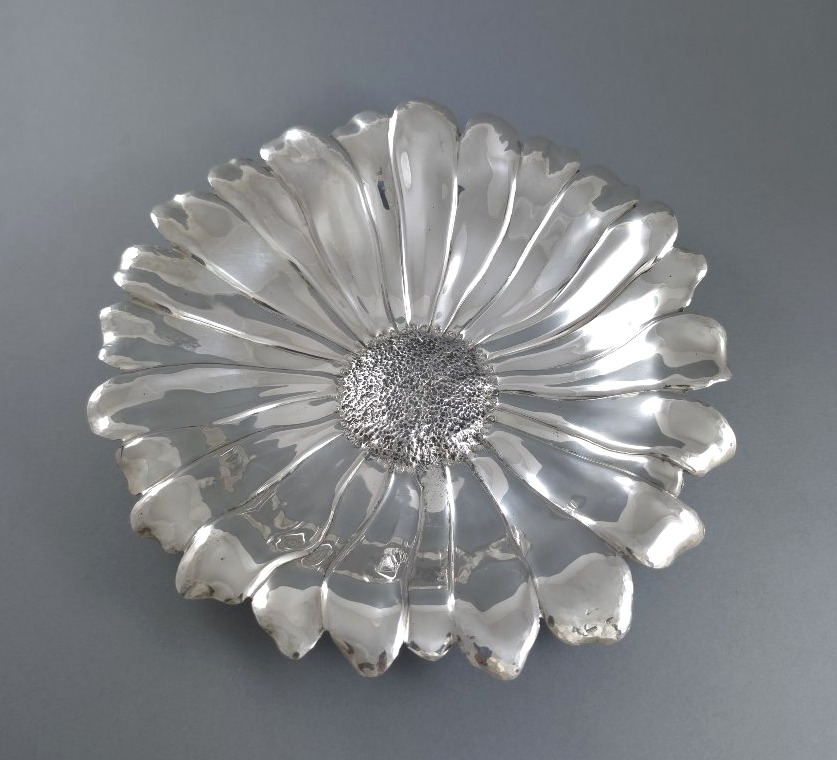 Coupelle marguerite en argent massif -photo-2
