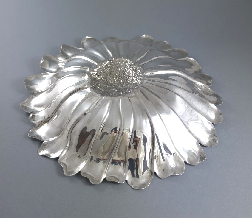 Coupelle marguerite en argent massif -photo-2