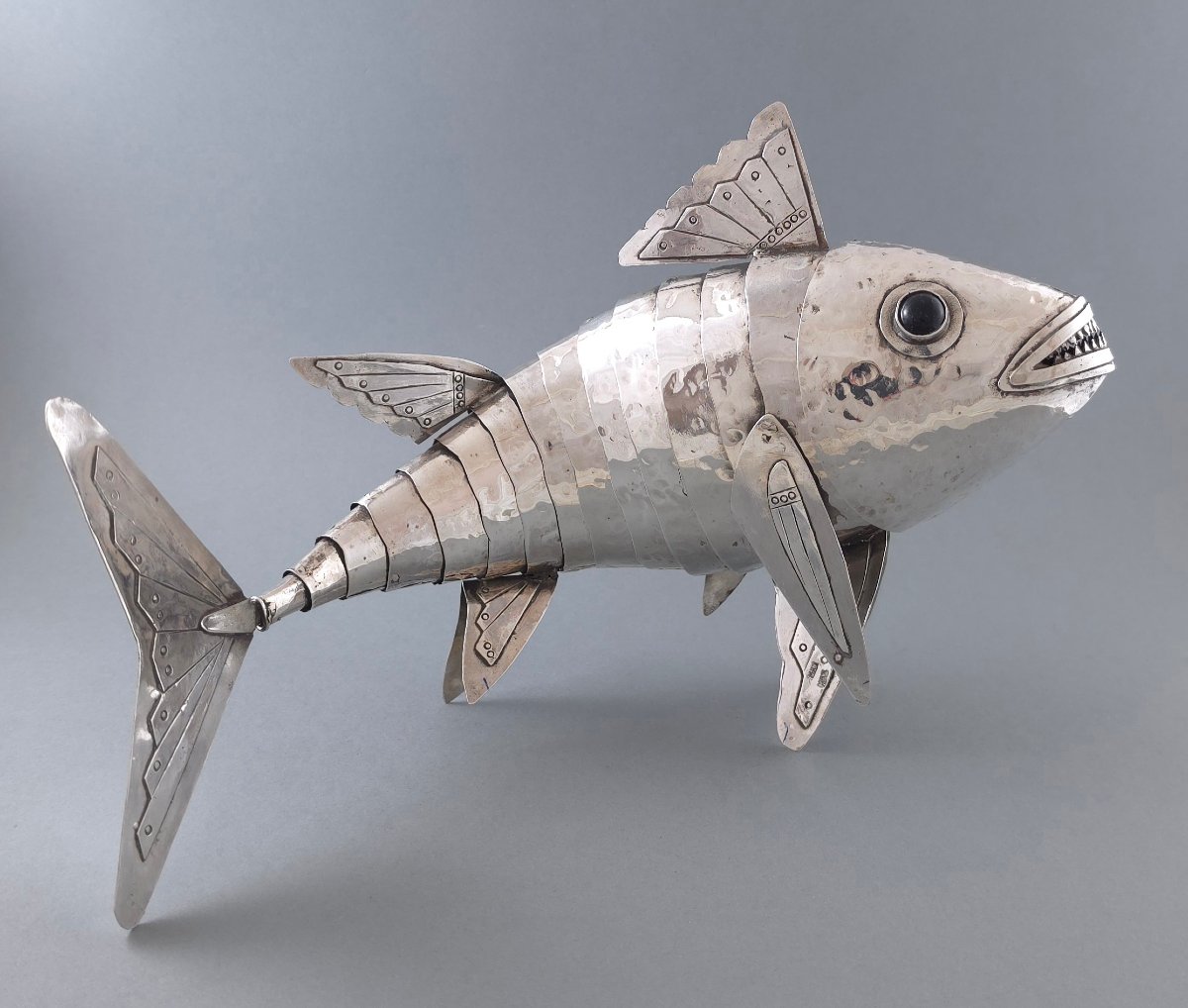 Sterling Silver Articulated Fish