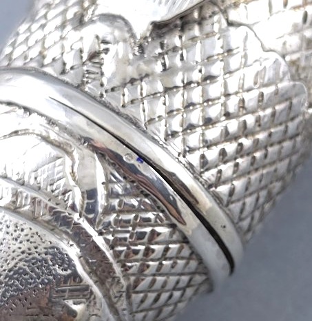 Sterling Silver Articulated Fish Box-photo-2
