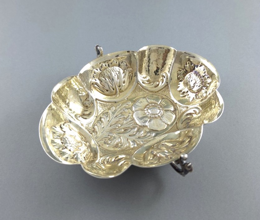 Sterling Silver And Gilt Cup-photo-2