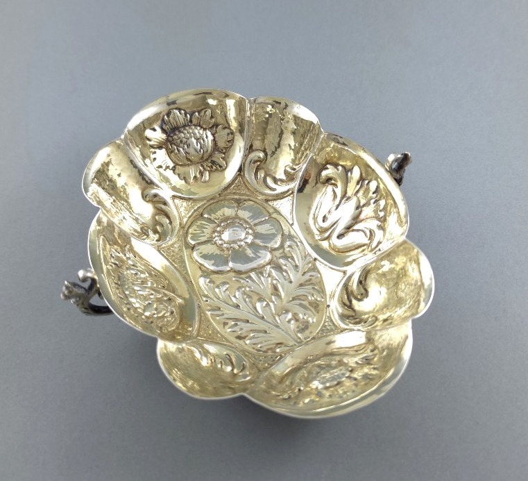 Sterling Silver And Gilt Cup