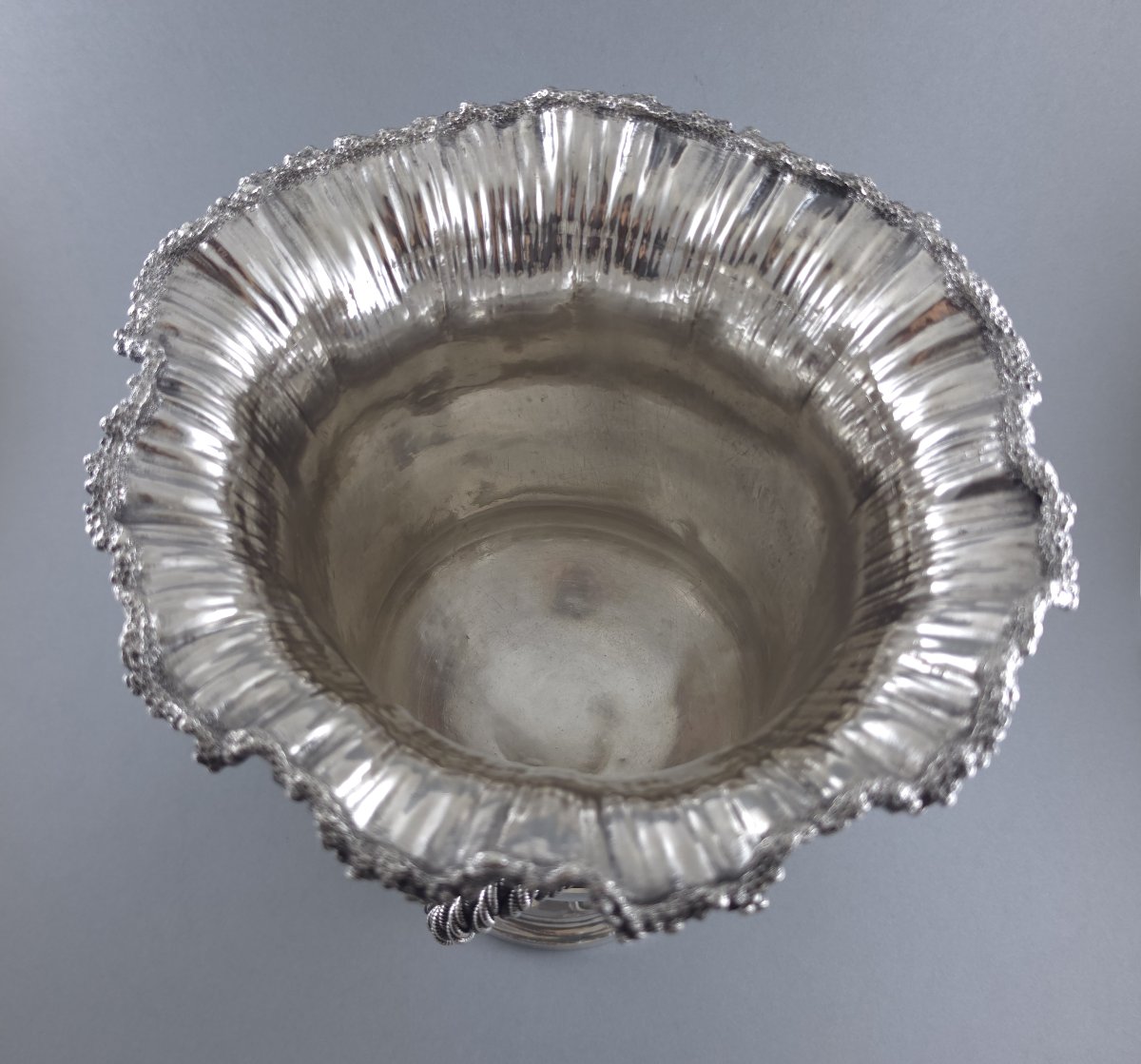 George IV Sterling Silver Wine Cooler, London 1827, Benjamin Smith Ii-photo-7
