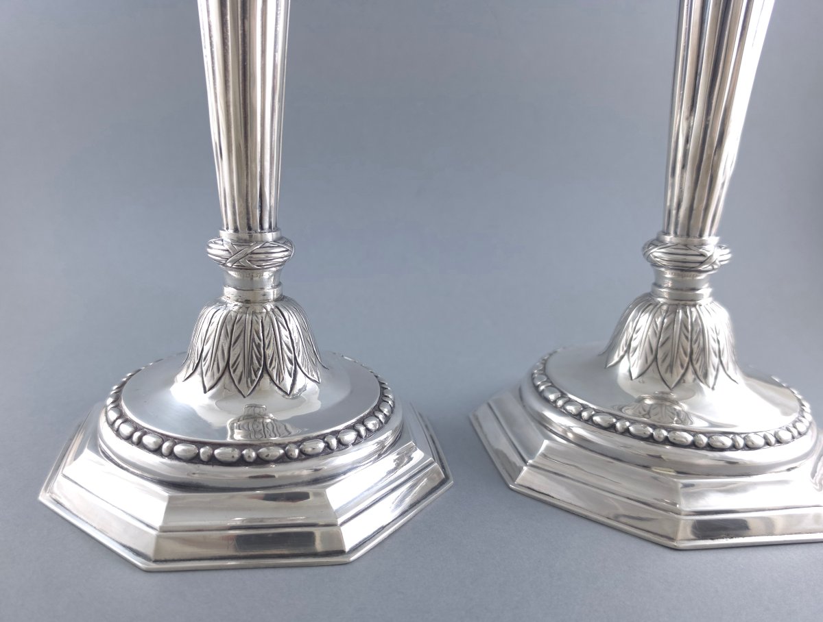 Sterling Silver Candlesticks -photo-4